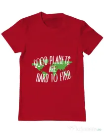 Tricou ADLER barbat Good planets Rosu