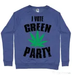 Bluza ADLER barbat Green party Albastru melanj
