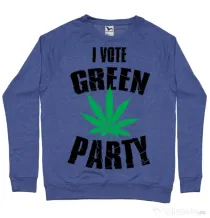 Bluza ADLER barbat Green party Albastru melanj