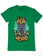 Tricou ADLER barbat I am a freak Verde mediu