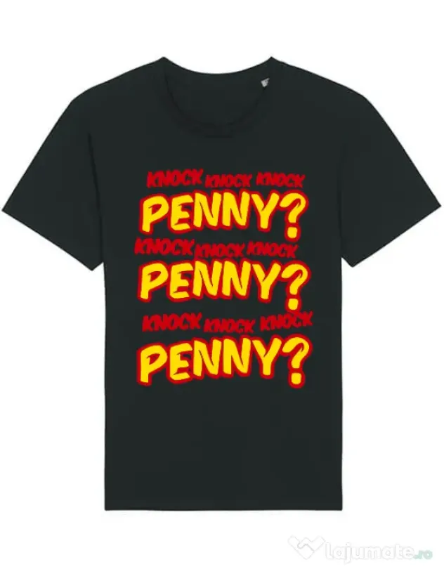 Tricou STANLEY STELLA barbat Knock Penny Negru