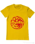 Tricou ADLER barbat Bend the knee Galben