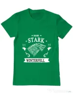 Tricou ADLER barbat House Stark Verde mediu