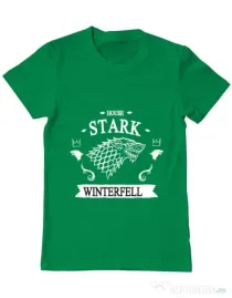 Tricou ADLER barbat House Stark Verde mediu