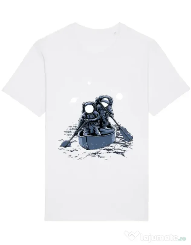 Tricou STANLEY STELLA barbat Across the galaxy Alb