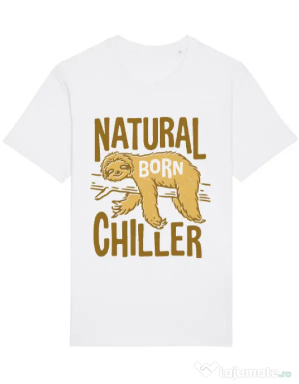 Tricou STANLEY STELLA barbat Natural born chiller Alb