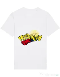 Tricou STANLEY STELLA barbat Mooonday Alb