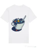 Tricou STANLEY STELLA barbat Galaxy mug Alb