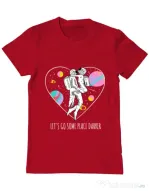 Tricou ADLER barbat Space love Rosu