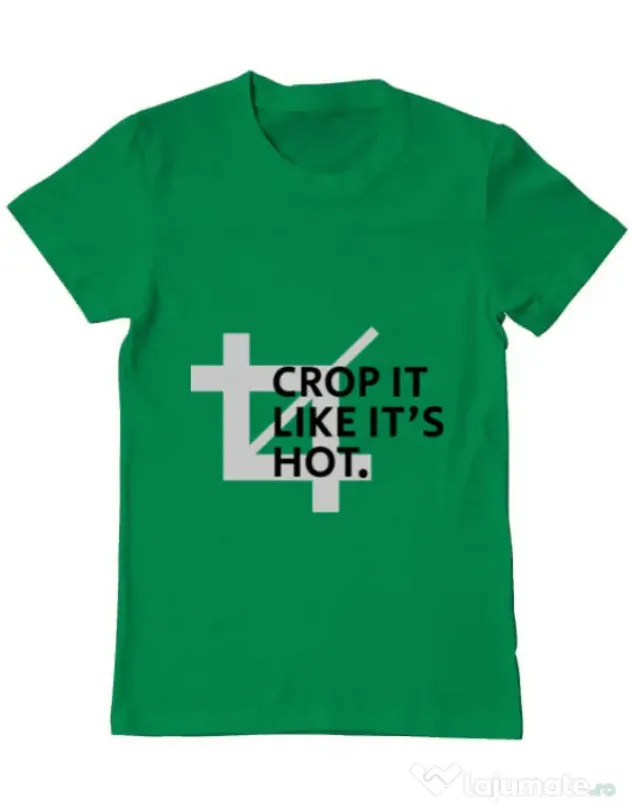 Tricou ADLER barbat Crop it Verde mediu