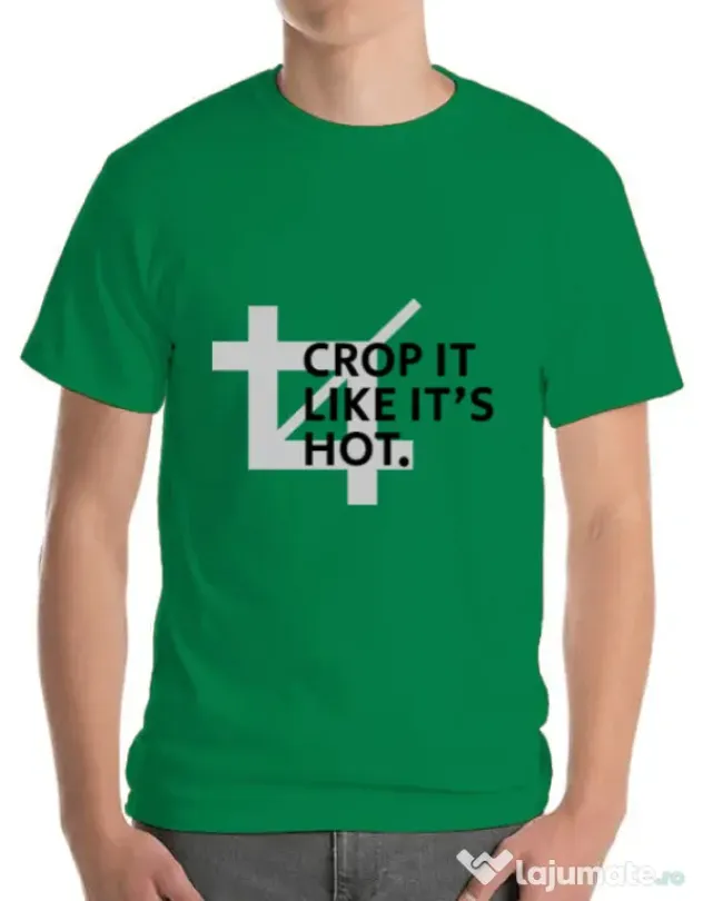 Tricou ADLER barbat Crop it Verde mediu