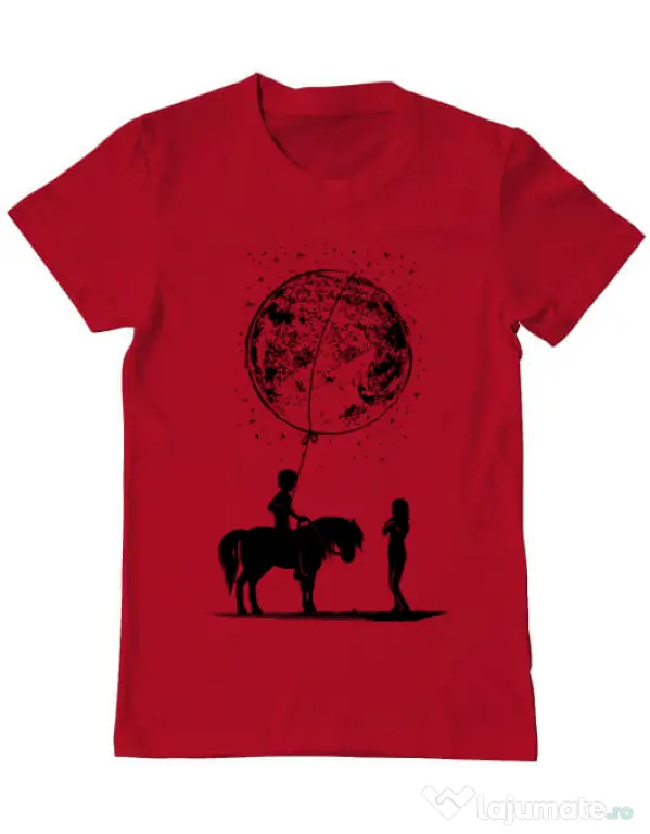 Tricou ADLER barbat Din alta lume Rosu