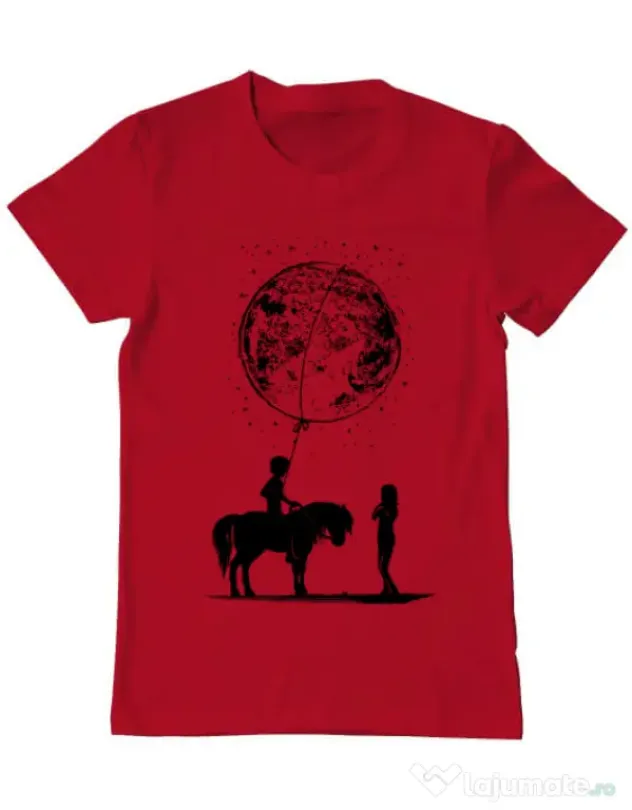 Tricou ADLER barbat Din alta lume Rosu