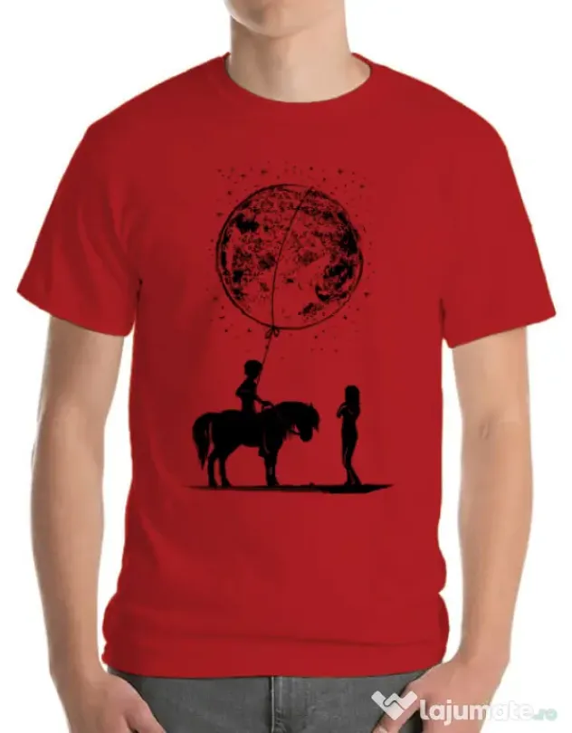 Tricou ADLER barbat Din alta lume Rosu