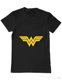 Tricou ADLER barbat Wonder woman Negru