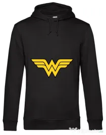 Hoodie barbat cu gluga Wonder woman Negru