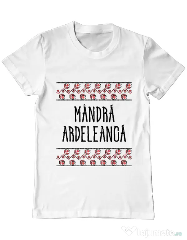 Tricou ADLER barbat Mandra ardeleanca Alb