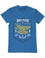 Tricou ADLER barbat Timisoara Albastru azuriu