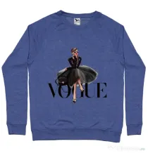 Bluza ADLER barbat Little black tutu Albastru melanj