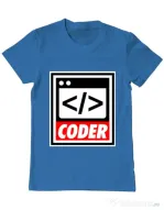Tricou ADLER barbat Coder Albastru azuriu