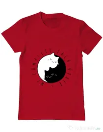Tricou ADLER barbat We complete each other Rosu