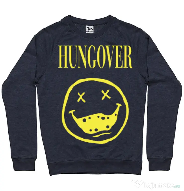 Bluza ADLER barbat Hungover Denim inchis