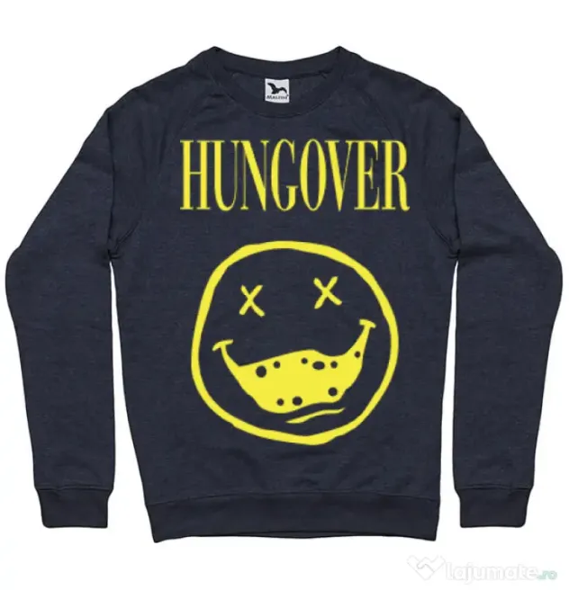Bluza ADLER barbat Hungover Denim inchis