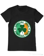 Tricou ADLER barbat Irish Drinking Team Negru