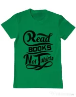 Tricou ADLER barbat Read books Verde mediu