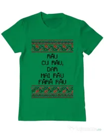 Tricou ADLER barbat Rau cu rau Verde mediu