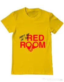 Tricou ADLER barbat Red room Galben
