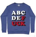 Bluza ADLER barbat The alphabet Albastru melanj