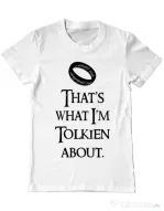 Tricou ADLER barbat Tolkien Alb