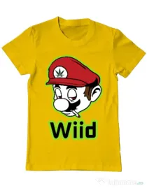 Tricou ADLER barbat Wiid Galben