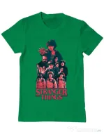 Tricou ADLER barbat Stranger team Verde mediu