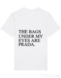 Tricou STANLEY STELLA barbat Prada bags Alb