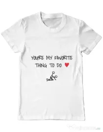 Tricou ADLER barbat Favorite thing Alb