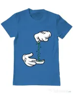 Tricou ADLER barbat Magic sparkles Albastru azuriu