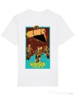 Tricou STANLEY STELLA barbat Stranger pizza Alb