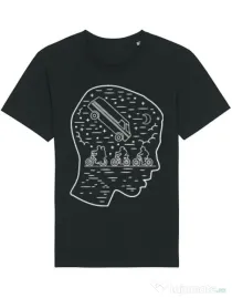Tricou STANLEY STELLA barbat Stranger night Negru
