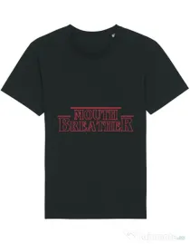 Tricou STANLEY STELLA barbat Mouth breather Negru