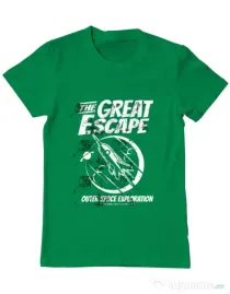 Tricou ADLER barbat The Great Escape Verde mediu