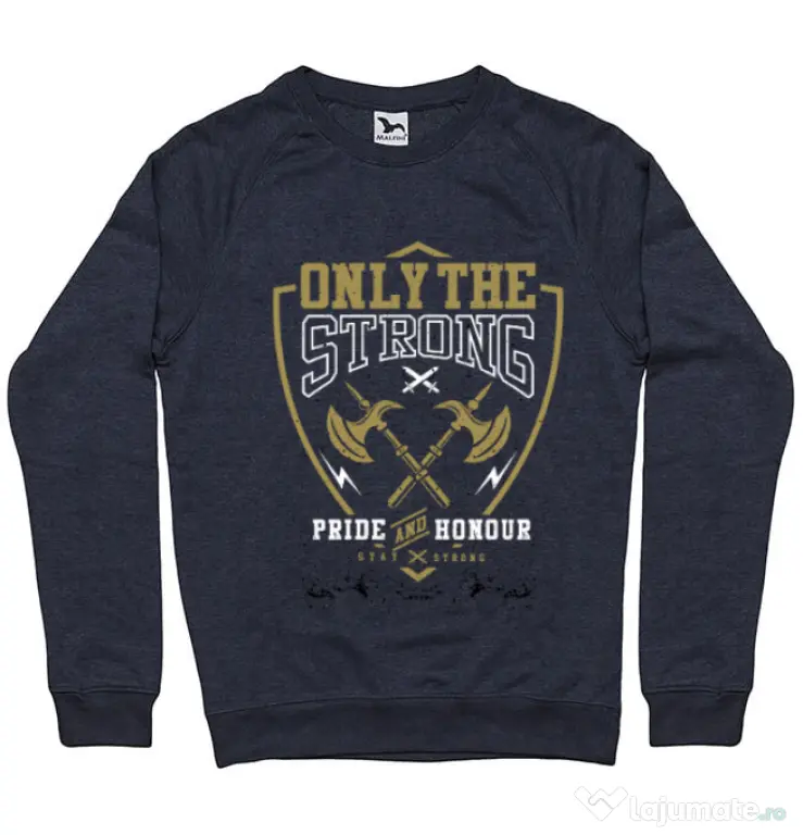 Bluza ADLER barbat Only The Strong Denim inchis