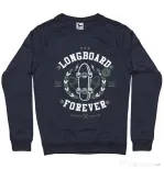 Bluza ADLER barbat Long Board Forever Denim inchis