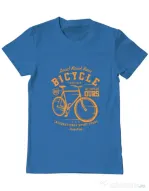 Tricou ADLER barbat Bicycle Albastru azuriu
