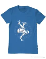 Tricou ADLER barbat Skatetrooper Albastru azuriu