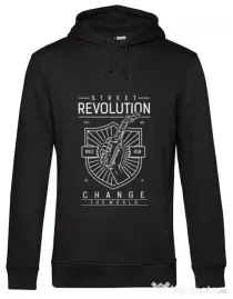 Hoodie barbat cu gluga Street Revolution Negru