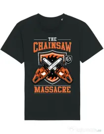 Tricou STANLEY STELLA barbat The Chainsaw Massacre Negru
