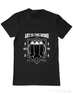 Tricou ADLER barbat Art Is The Bomb Negru