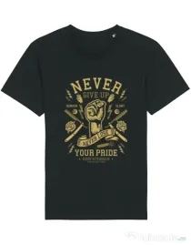 Tricou STANLEY STELLA barbat Never Give Up Negru